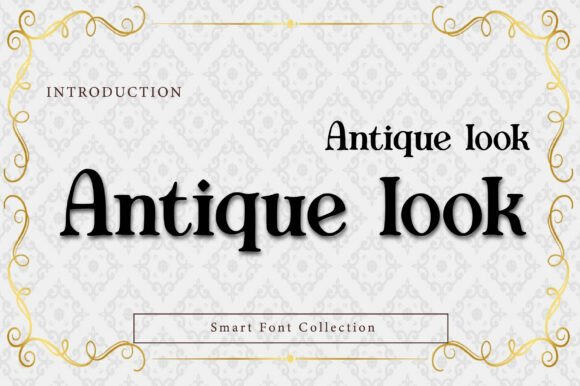 Antique Look: A Serif Font for Timeless Editorial Design