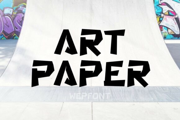 Art Paper Font for Professional Branding
