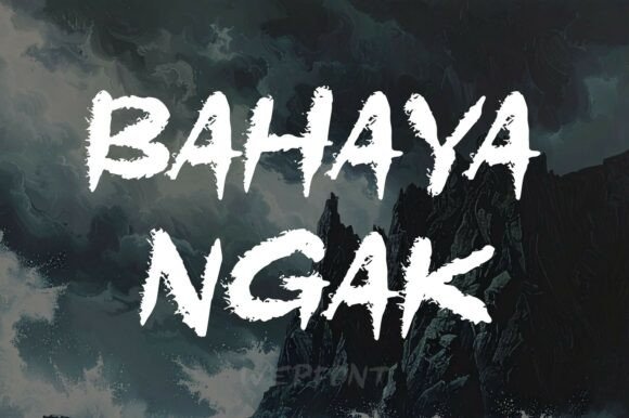 Bahaya Ngak Font for Bold Digital Campaigns