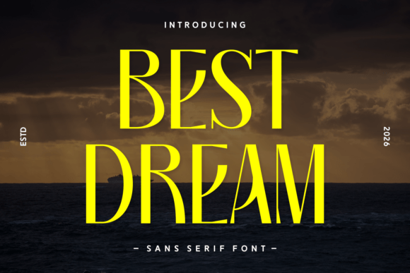 Best Dream: A Modern Sans Serif Font for Web Design
