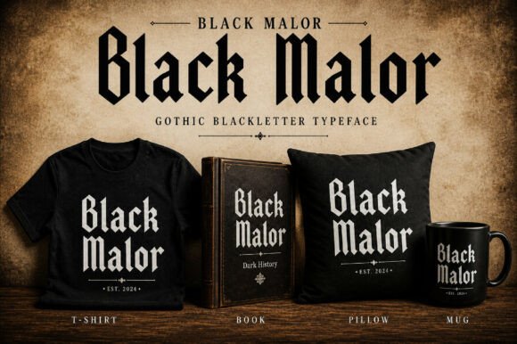 Black Malor: The Gothic Font That Elevates Your Campaigns