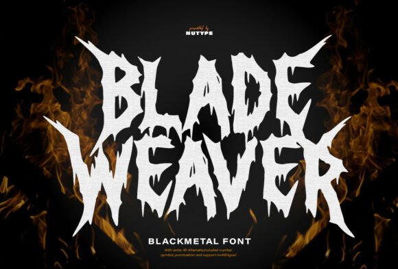 Blade Weaver: A Dark Fantasy Font for Bold Branding