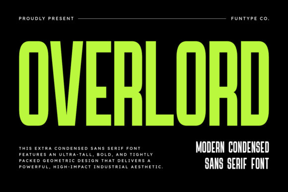 Bring Your Brand to Life with the Overlord Font