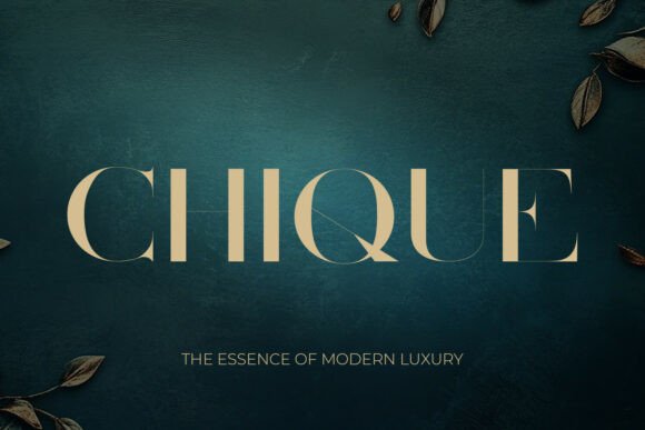Chique Serif Font for High-End Branding and Design