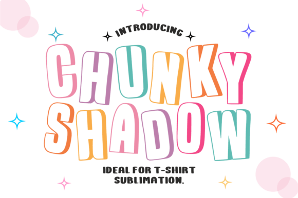 Chunky Shadow: A Bold Display Font for Impactful Design