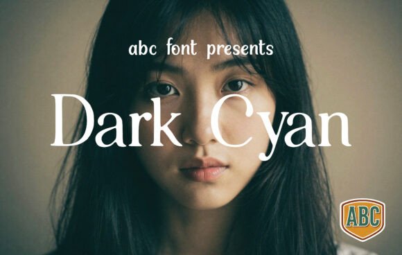 Dark Cyan Serif Font for Modern Branding