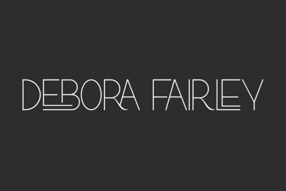 Debora Fairley: A Luxury Minimalist Typeface for Editorial Design