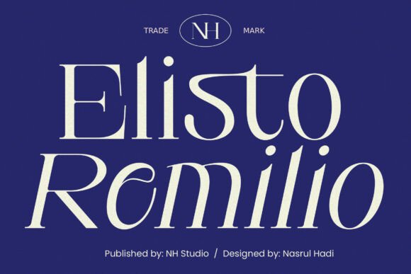 Elistro Remilio: A Serif Font for Timeless Branding