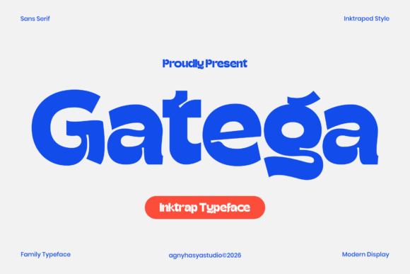 Gatega: A Bold Sans Serif Font for Modern Editorial Design