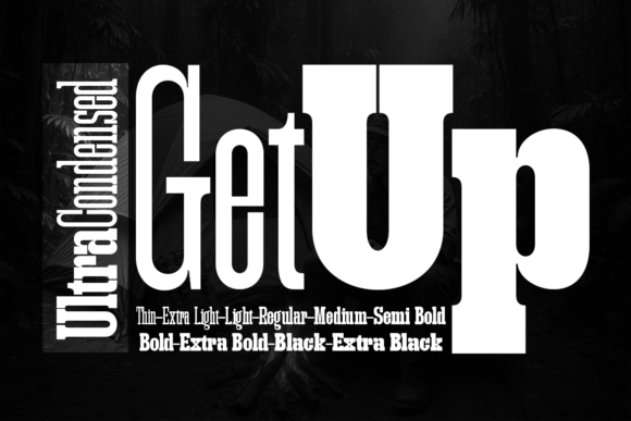 Getup Ultra Condensed for Handmade Projects