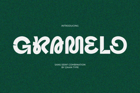 Gramelo: A Bold Sans Serif for Modern Editorial Design