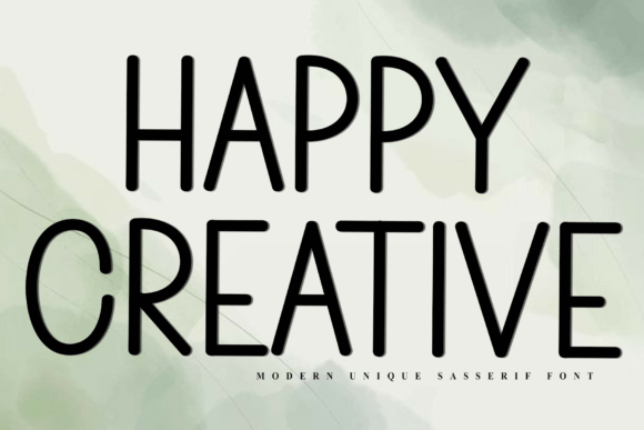 Happy Creative: A Modern Font for Contemporary Branding