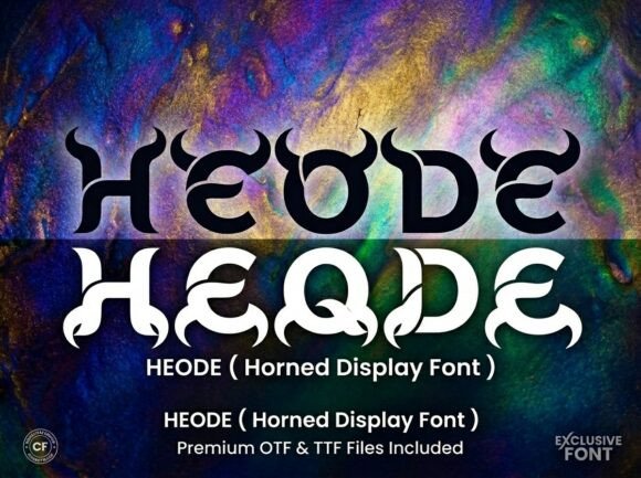 Heode: A Decorative Font That Elevates Handmade Creations