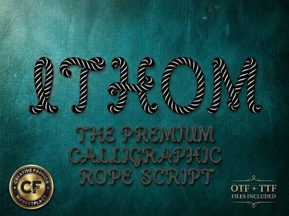Ithom: A Decorative Font That Elevates Branding Projects