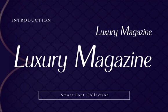 Luxury Magazine Font for High-Impact Branding