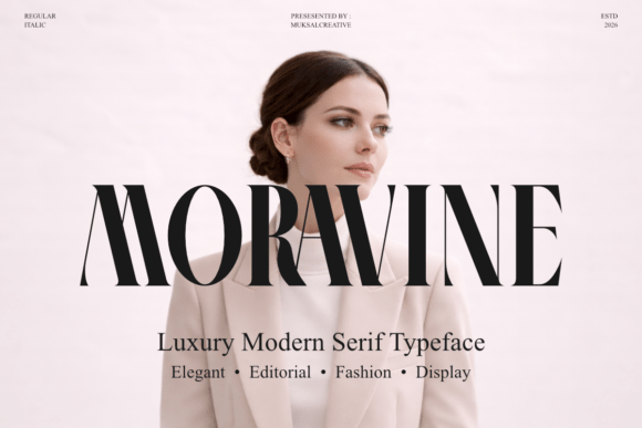 Moravine: The Serif Font That Elevates Your Campaigns