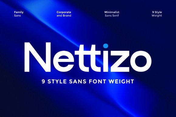 Nettizo: A Modern Sans Serif Font for Web Design