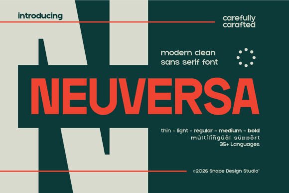 Neuversa: A Modern Font That Elevates Your Brand