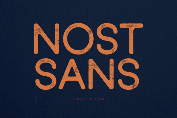 Nost Sans: A Modern Hand-Drawn Sans Serif Font