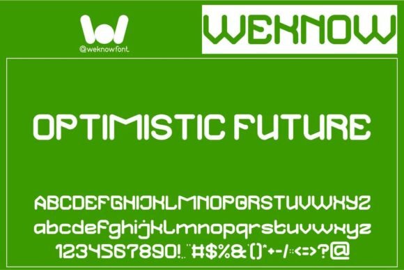 Optimistic Future Font Review: A Modern Display Typeface