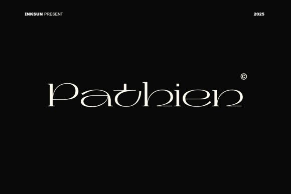 Pathien: A Modern Serif Font for Digital Branding