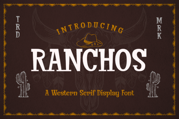 Ranchos Serif Font for Web Design