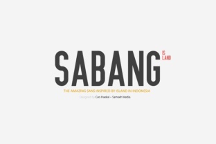 Sabang Island Font for Modern Branding