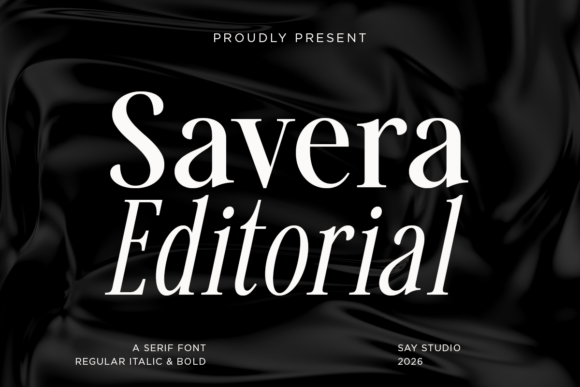 Savera Editorial Serif Font for Modern Web Design
