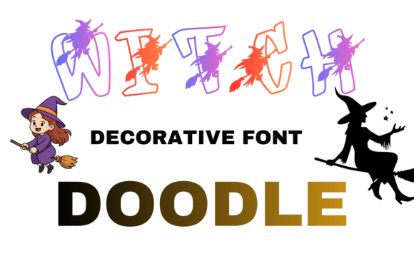 Witch Doodle: A Playful Typeface for Magical Campaigns