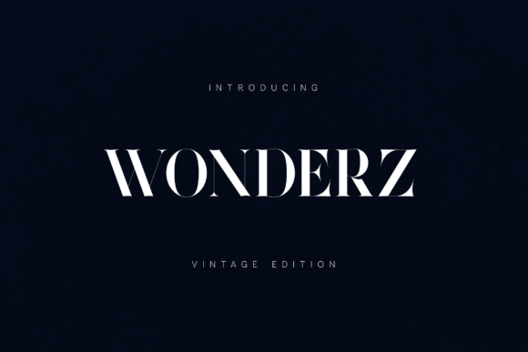 Wonderz: A Serif Font for Modern Web Design